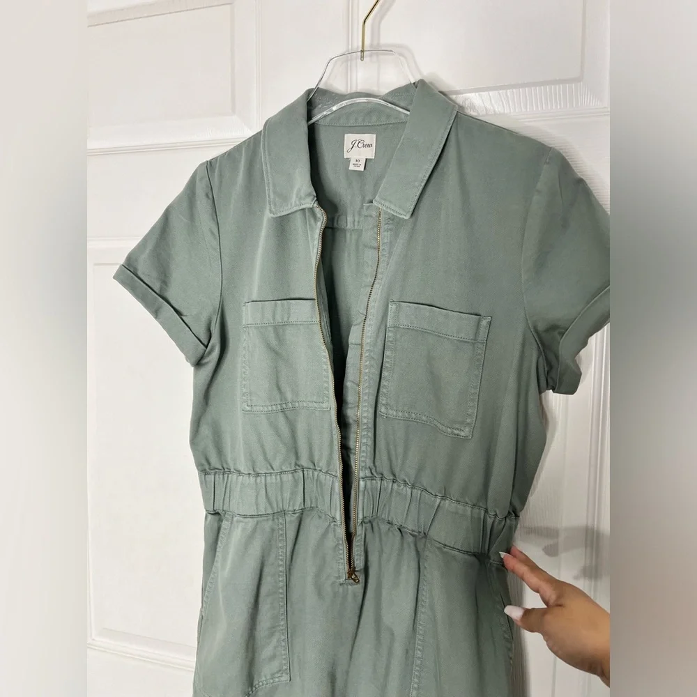 J. Crew Mini Cargo Style Dress Sz 10 - Picture 7 of 11